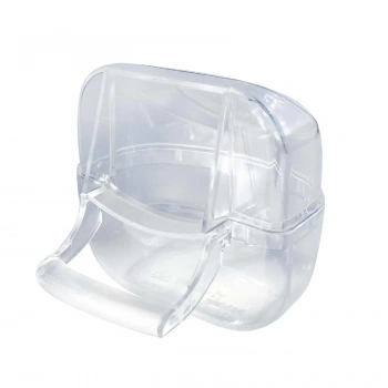 Karamel Lüx Oval Kuş Yemliği 8 cm