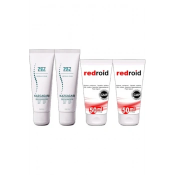 Kaz Gagası 100 ml Sırt Bel Kas Iskelet Kısmi Kullanım Kremi 2 Adet Redroid Hem.eroid 50 ml 2 Adet