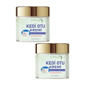 Kedi Otu Sızı Ağ.rı Dindirici Masaj Bakım Kremi 50ml 2 Adet