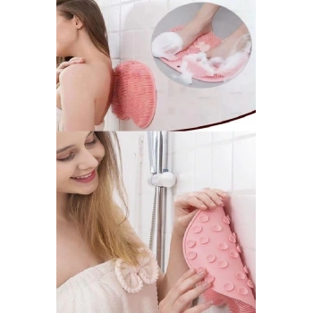 Kelebek Model Vantuzlu Ayak Duş Matı Silikon - Masaj Pedi