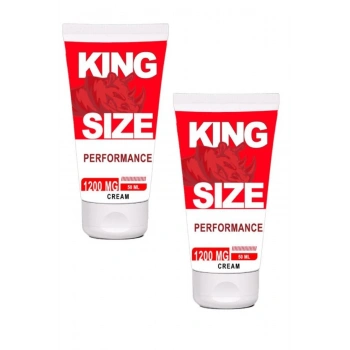 King Size 1200mg Erk.eklere Özel Yoğun Se.rtles.tirme Bakım Kremi 50 ml X 2 Adet