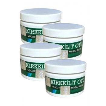 Kırkkilit otu 4x150 ml Kas Bel Sırt Adale Sızıları İçin Masaj Bakım Kremi