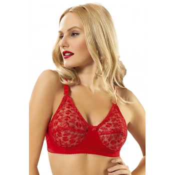 Kırmızı Dantelli Toparlayıcı Sütyen