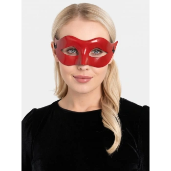 Kırmızı Renk Masquerade Kostüm Partisi Venedik B Maskesi