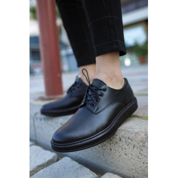 Klasik Erkek Ayakkabı  Siyah (Siyah Taban)