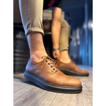 Klasik Erkek Ayakkabı  Taba (Siyah Taban)