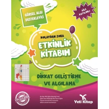 Kolaydan Zora Etkinlik Kitabım - Dikkat Geliştirme ve Algılama