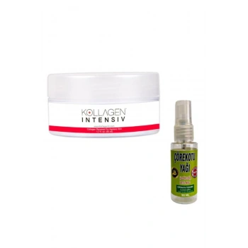 Kollagen Intensiv Kırşıklıklara Karşı Zamana Meydan Okuyan Yüz Bakım Kremi 50 ml+Masaj Yağıyla