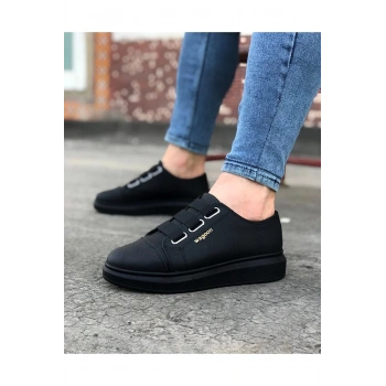 Kömür Kalın Taban Casual Erkek Ayakkabı