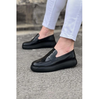 Kömür Rugan Erkek Casual Ayakkabı