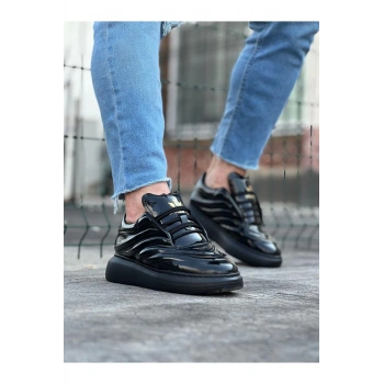 Kömür Rugan Erkek Casual Ayakkabı