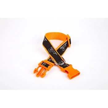 Köpek Desenli Dokuma Köpek Boyun Tasması 3 cm x 36-60 cm Tcu