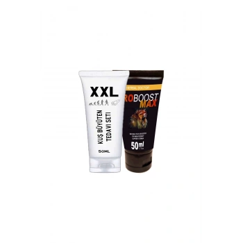 Kuşxxl 50 ml Cream Boyut Kremi + Eroboost Testo 50 ml Erkeklere Özel Krem Bkn1EK360