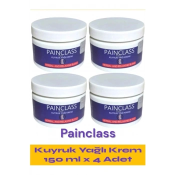 Kuyruk Yağı Kremi PAİNCLASS- Ağrılarınız ve Sızılarınız İçin büyük boy 150 ml x 4 adet