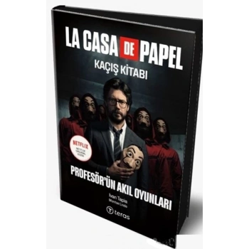 La Case De Papel Kaçış Kitabı - Profesörün Akıl Oyunları (Ciltli) (Maske Hediyeli)