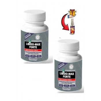 Lıbı.do M.ax Fo.rte Sertlestiricili lü Performansa Takviye 30lu x 2 adet+ Lustra Masaj Yağı
