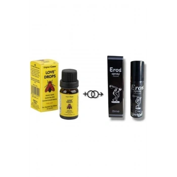 Love Drops Kadınlara Özel Damla + Eros Sprey