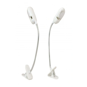 Mandallı Pilli Ledli  Okuma Ve Aydınlatma Lambası