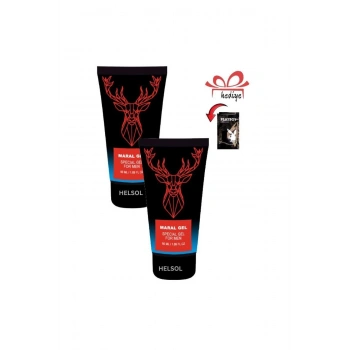 Maral Erkeklere Güç ve li Etkili Bakım ve Masaj Jeli 50 ml x 2 adet + Lubricant ile