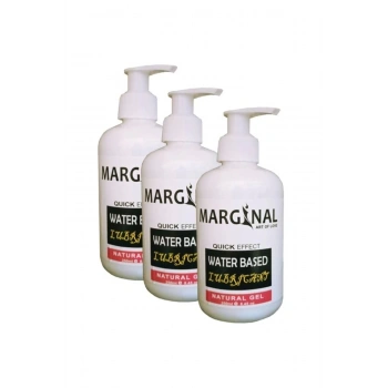 Marginal Water Based Lubricant Gel 250 Ml Jel 3Lü