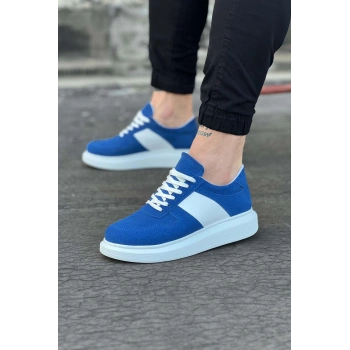 Mavi Süet Erkek Casual Ayakkabı