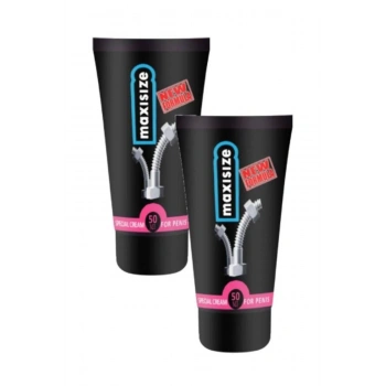 Maxisize Erk.ek Perfo.rmansına Etkili Ser.tleşt.irme Büy.ütme Kremi 50 ml X 2 Adet