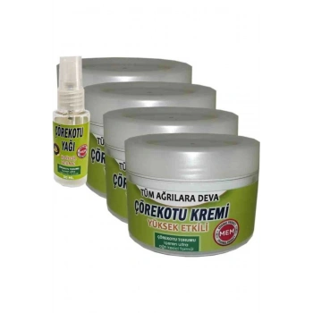 Mem Çörek Otu Kremi 4 Adet - Çörek Otu Yağı Hediye