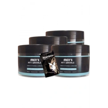 Mens 4 Adet 100 ml Snmp20356 Erkek Yüz Cilt Kremi Antiwrinkle Smoothing Cream + Yanında Jel