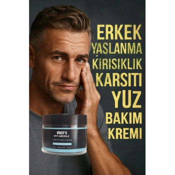 Mens Anti-wrinkle Cream Erkek Yaşlanma Kırışıklık Karşıtı Yüz Bakım Kremi 100 Ml