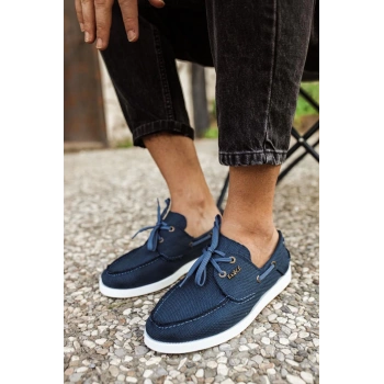 Mevsimlik Keten Ayakkabı  Mavi