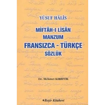 Miftah-ı Lisan Manzum Fransızca Türkçe Sözlük