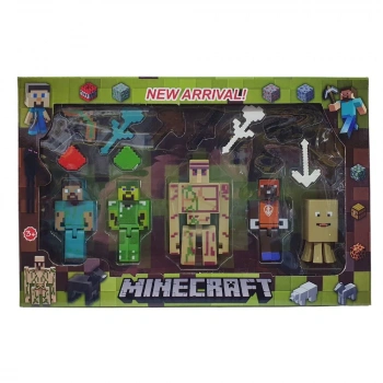 Minecraft 5 li Figür ve Aksesuarları