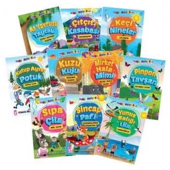 Mini Masallar 5 Seti (10  Takım)