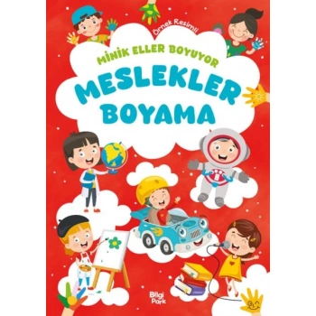 Minik Eller Boyuyor – Meslekler Boyama Kitabı (Örnek li)
