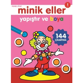 Minik Eller Yapıştır Ve Boya - Pembe