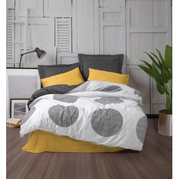 Modern Çift Kişilik Nev Takımı Dappled Sarı