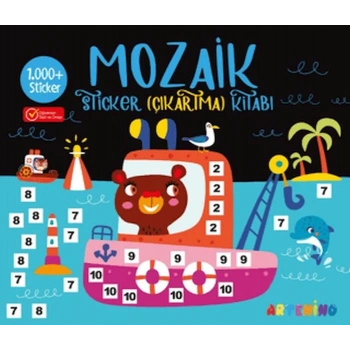 Mozaik  Çıkartma Kitabı - Siyah