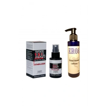 Mucizevi Hot Xxl Peak Power For Men Sprey 50 ml Eros Natural Lubricant 125ML