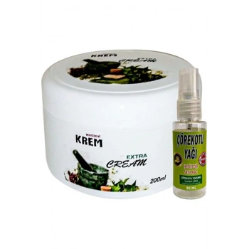 Mucizevi Krem Bölgesel Bakım Relax Kremi CRK:007 125 ml + Hediye 30 ml Çörek Otu Yağı