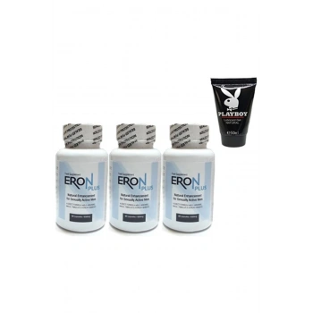 Mucizevi Lubricant 50 ml Jel +3 Adet Eron Plus 60LI Erkeklere Özel