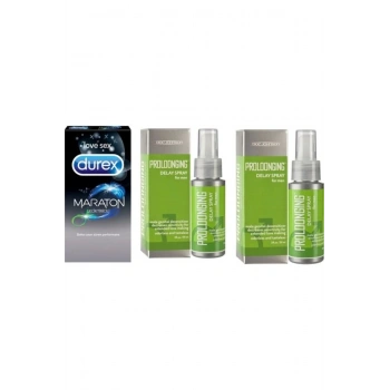 Mucizevi Proloonging 2 *Geciktıcı Sprey 59 Ml 80 Kullanım Maraton Prezarvatif 4 Lu