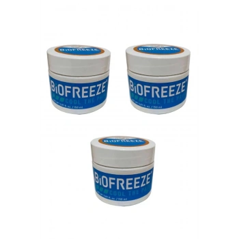 Natural Creams BioFreeze Bel Kas Diz Artrit Vücut Ağrı Masaj Kremi 3 ADET