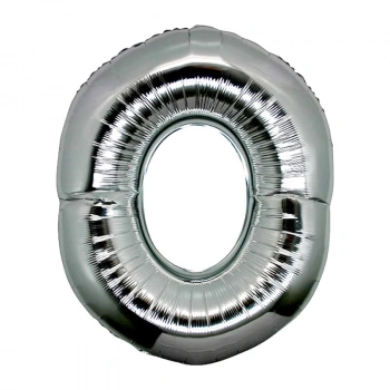 O Harf Folyo Bn Gümüş Renk  40 inç