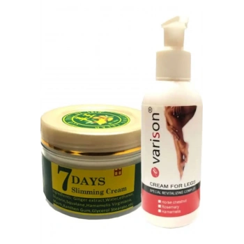 on 120 ml Bacak Krem + 7 Days Slimingcream Yaza Hazırlık Jeli