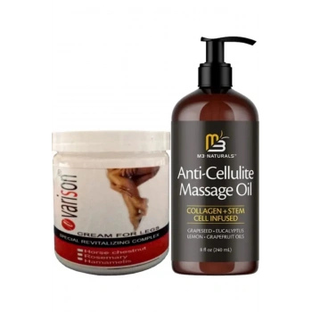 on 200 ml Kremi + Anti-Cellulite Massage Oil 240 ml Masaj Yağı