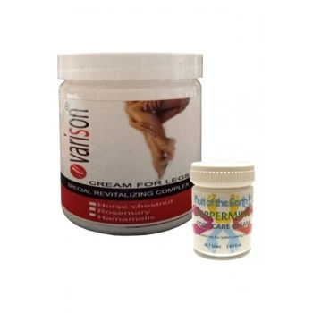 on Varicose Vein Defense Cream Diz Bacak Bakım Kremi 200ml+50ml Ayak