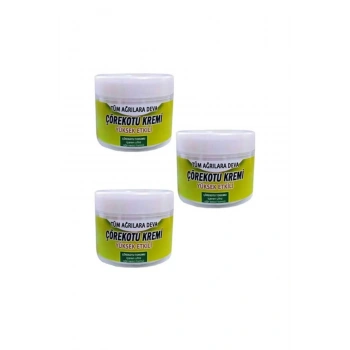 Organicsun Çörek Otu Yağı Ağrı Masaj Kremi Kas Eklem Ve R0matizma İçin Birebir 100ml X3 ADET