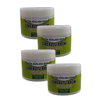 Organicsun Çörek Otu Yağı Ağrı Masaj Kremi Kas Eklem Ve R0matizma İçin Birebir 100ml X4 ADET