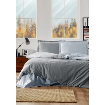 Özdilek Çift Kişilik Ranforce Nev Takımı Colourist Buz Gri