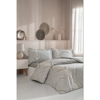 Özdilek Çift Kişilik Ranforce Nev Takımı Linea Ethnica Krem